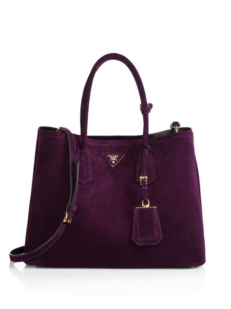 prada handbag purple